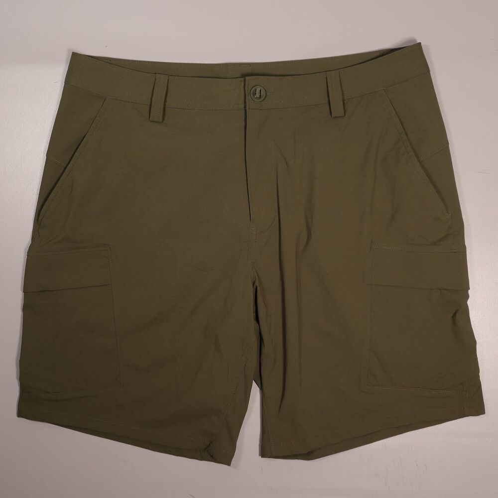 Under Armour UA Fish Pro 2.0 UPF Hybrid Green Shorts Cargo Men’s 36 x 9"